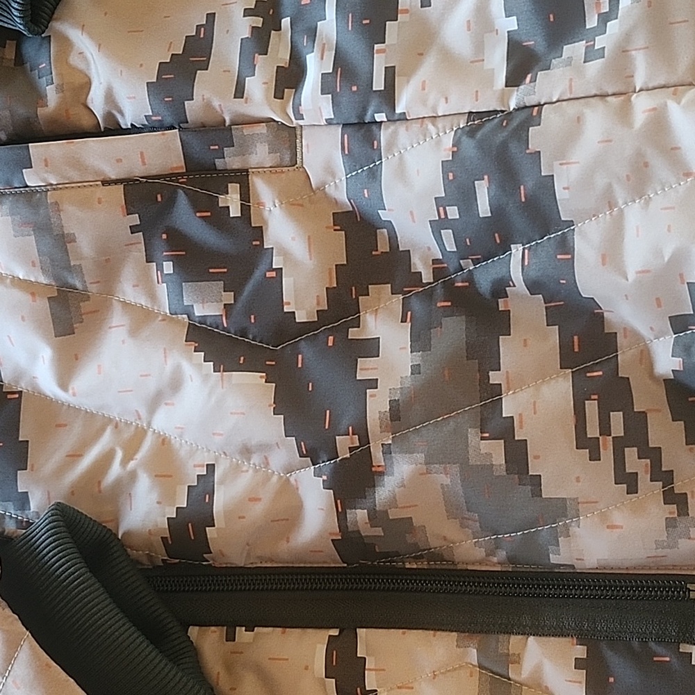 Adidas Long Quited Size S Coat Marapat Digital Desert Camo Like New - Picture 6 of 16